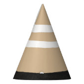 Handgetrokken Pet van één partij bij verkeersbouws Feesthoedjes (Links)