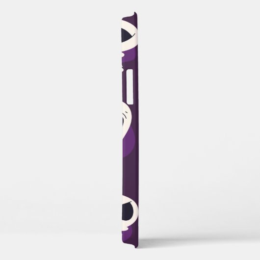 Handgetrokken platte dia de muertos skulls collect Case-Mate iPhone case (Achterkant / Rechts)