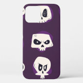 Handgetrokken platte dia de muertos skulls collect Case-Mate iPhone case (Achterkant)