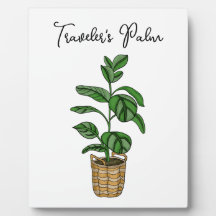 Handgetrokken reishandpalm