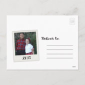 Handgetrokken Snowflakes Collectie Feestdagenkaart (Achterkant)