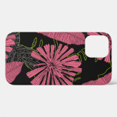 Handgetrokken tropische bladeren. Exotisch plant. Case-Mate iPhone Case (Achterkant (horizontaal))