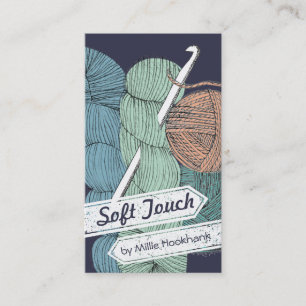 Handgetrokken twistgaren hank skein crochet haakha visitekaartje