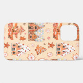 Handgetrokken waterverf naadloos gingerb-patroon Case-Mate iPhone case (Achterkant (horizontaal))