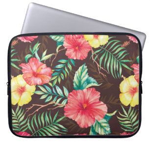Handgetrokken waterverf naadloos met kleur laptop sleeve