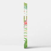 Handgetrokken waterverf naadloos met roze f Case-Mate iPhone case (Achterkant / Links)