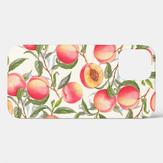 Handgetrokken waterverf naadloos met sinaasappel Case-Mate iPhone case (Achterkant (horizontaal))