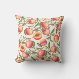 Handgetrokken waterverf naadloos met sinaasappel kussen