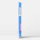 Handgetrokken winter naadloos patroon met schattig Case-Mate iPhone case (Achterkant / Links)