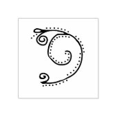 Handgetrokken zwembriem rubberstempel (Afrduk)