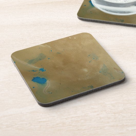 Handgeverfd papier 14 onderzetter (Linkerzijde)