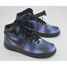 Handgeverfde Galaxy Nike Air Force 1