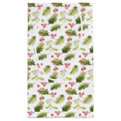 Handgeverfde Holly Berries Holly laat mistletoe Klein Cadeauzakje (Achterkant)