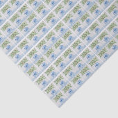 Handgeverfde Oranje gember boom Tissuepapier (Detail)