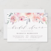 Handgeverfde Waterverf bloemen Vrijgezellenfeest Kaart (Voorkant)