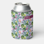 Handgeverfde Waterverf Cactus Patroon Blikjeskoeler (Blikje Achterkant)