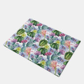 Handgeverfde Waterverf Cactus Patroon Deurmat (Schuin)