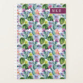 Handgeverfde Waterverf Cactus Patroon Planner (Voorkant)