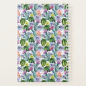 Handgeverfde Waterverf Cactus Patroon Planner (Achterkant)