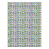 Handgeverfde Waterverf Cactus Patroon Tafelkleed (Voorkant)