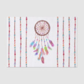 Handgeverfde Waterverf drocatcher Beads Veer Tissuepapier (Voorkant)