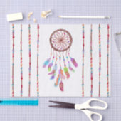 Handgeverfde Waterverf drocatcher Beads Veer Tissuepapier (Craft)