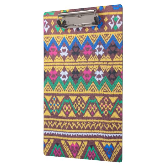 Handgeweven Thai Silk Patroon Klembord (Links)