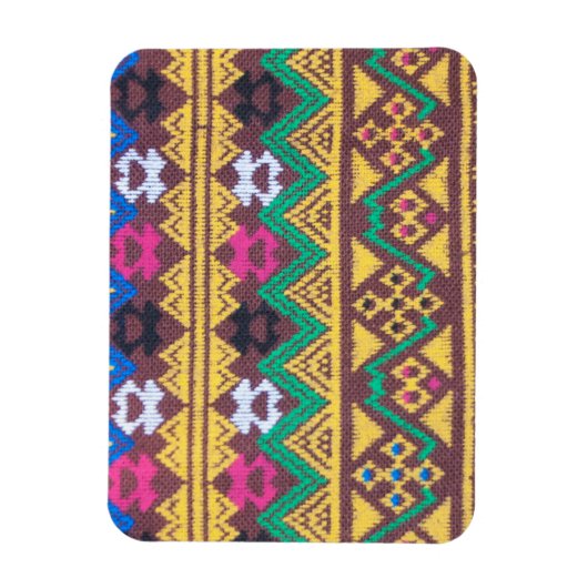 Handgeweven Thai Silk Patroon Magneet (Verticaal)