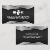 handgewicht | Fitness en gezondheid Visitekaartje (Voorkant / Achterkant)