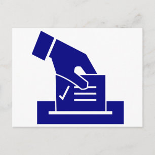 Handgietstembiljet Briefkaart