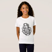 Handgranaat in stripstijl t-shirt (Voorkant volledig)