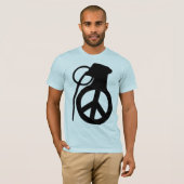 Handgranaatvredesbord T-shirt (Voorkant volledig)