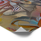 Handgreden | Colorful Abstract Love Poster (Hoek)