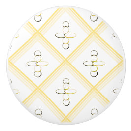 Handgreep van retro-keramiek keramische knop