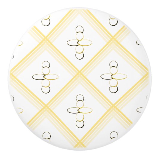 Handgreep van retro-keramiek keramische knop (Voorkant)