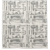  handgreep voor handgereedschap Patroon Douchegordijn (Voorkant)