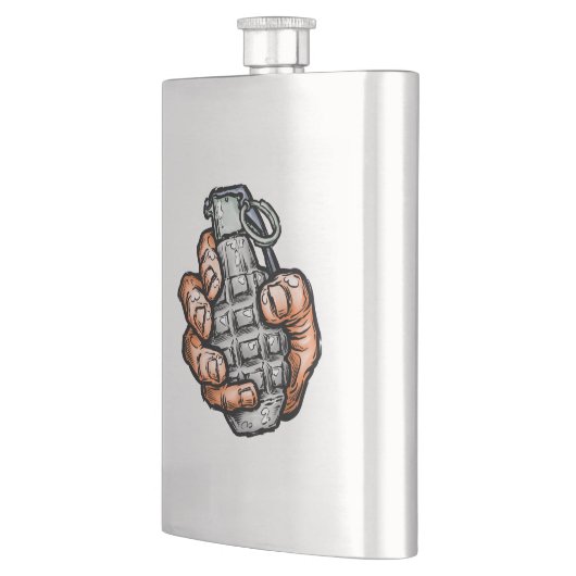 Handgrenade in stripstijl flacon (Links)