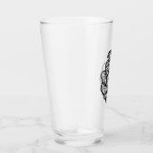 Handgrenade in stripstijl glas (Rechts)