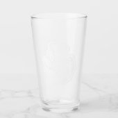 Handgrenade in stripstijl glas (Voorkant)