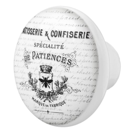  handgrepen voor de ontwerpdeur of -bak keramische knop (Rechts)