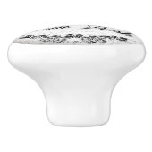 handgrepen voor de ontwerpdeur of -bak keramische knop (Zijkant)