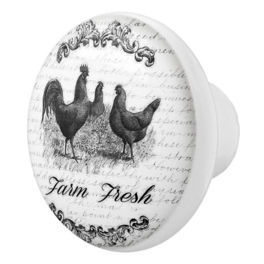  handgrepen voor de ontwerpdeur of -bak keramische knop (Rechts)