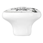  handgrepen voor de ontwerpdeur of -bak keramische knop (Zijkant)