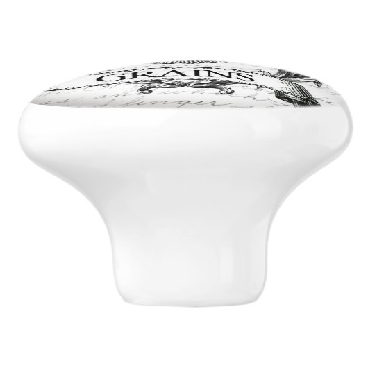 handgrepen voor de ontwerpdeur of -bak keramische knop (Zijkant)