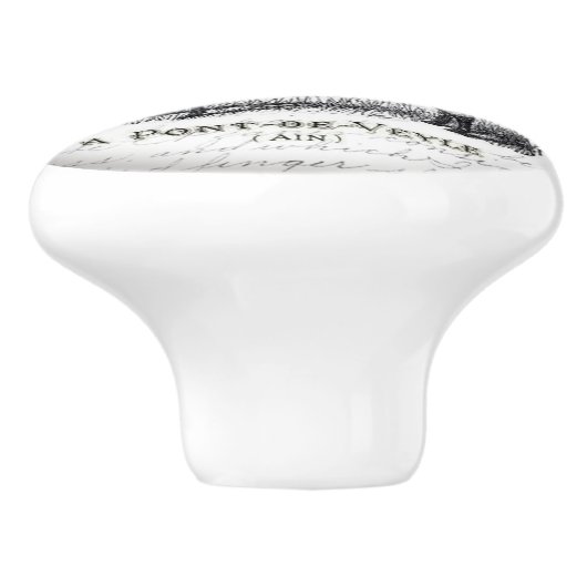  handgrepen voor de ontwerpdeur of -bak keramische knop (Zijkant)