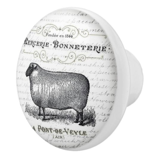  handgrepen voor de ontwerpdeur of -bak keramische knop (Rechts)