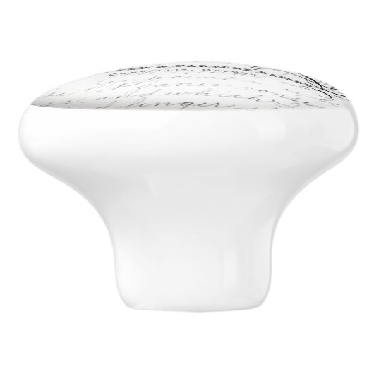  handgrepen voor de ontwerpdeur of -bak keramische knop (Zijkant)