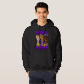 Handgrootmoeder van een strijder Migraine hoofdpij Hoodie (Voorkant volledig)