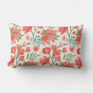 HandHand geschilderde Waterverf Floral Pattern-540 Kussen