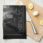 Handhanddoek in New York City Theedoek (Quarter Fold)